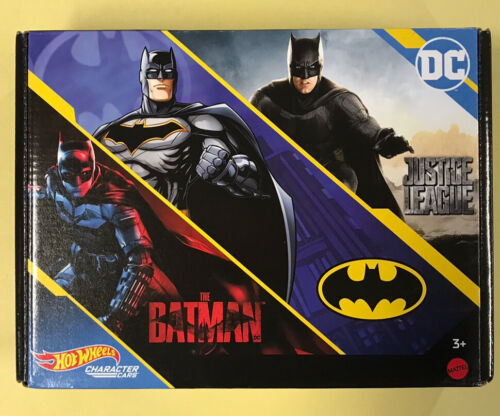 Hot Wheels DC Set esclusivo 6 auto DC BATMAN - NUOVO sigillato - Batmobile Justice League - Foto 1 di 8