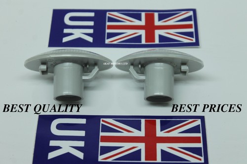 FITS FORD TRANSIT MK7 CLEAR SIDE WING REPEATER PAIR QUALITY PART - Picture 2 of 2
