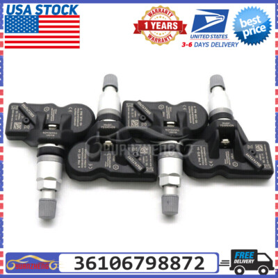 Set(4) New TPMS Tire Pressure Sensor for BMW F30 328i 335i MINI R57 36106798872
