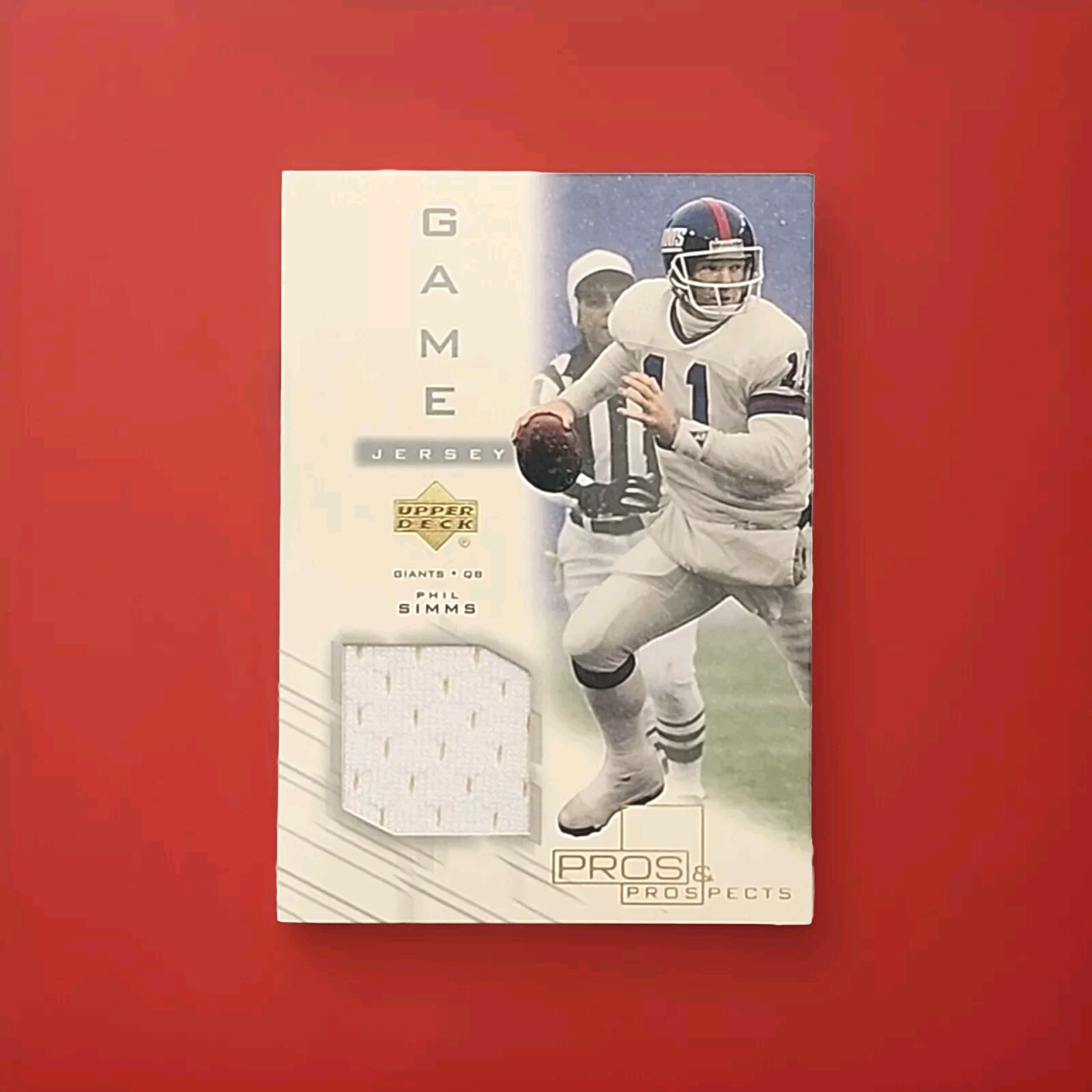 2001 Pros and Prospects Game Jersey #PSJ Phil Simms Giants