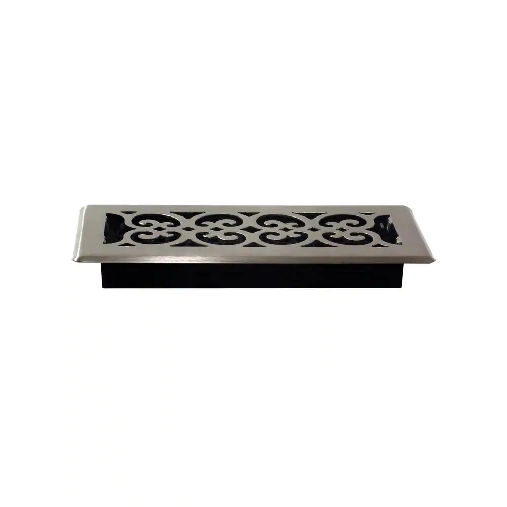Floor Diffuser 4 X 10 Steel Register Vent Cover Brushed Nickel Grate AC