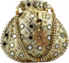 Ethnic Potli hand Bag For the Party and Wedding Functions, Indian wedding purse