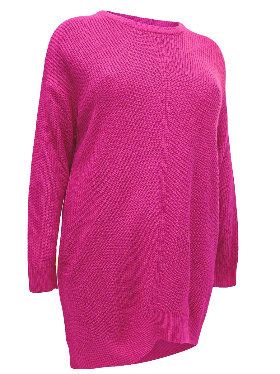 Strickpullover Longpullover Pullover Damen FrÃ¼hling