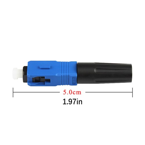50 pièces SC/UPC Raccord Rapide Connecteur Papillon Câble Optique Monomode Core - Photo 8/8