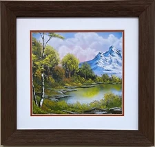Bob Ross "Autumn Glory II" Happy Trees CUSTOM FRAMED ART Nature  Print