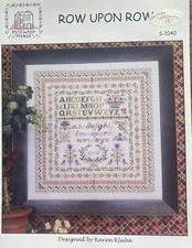 ROW UPON ROW Rosewood Manor S-1040 Karen Kluba Counted Cross Stitch Pattern