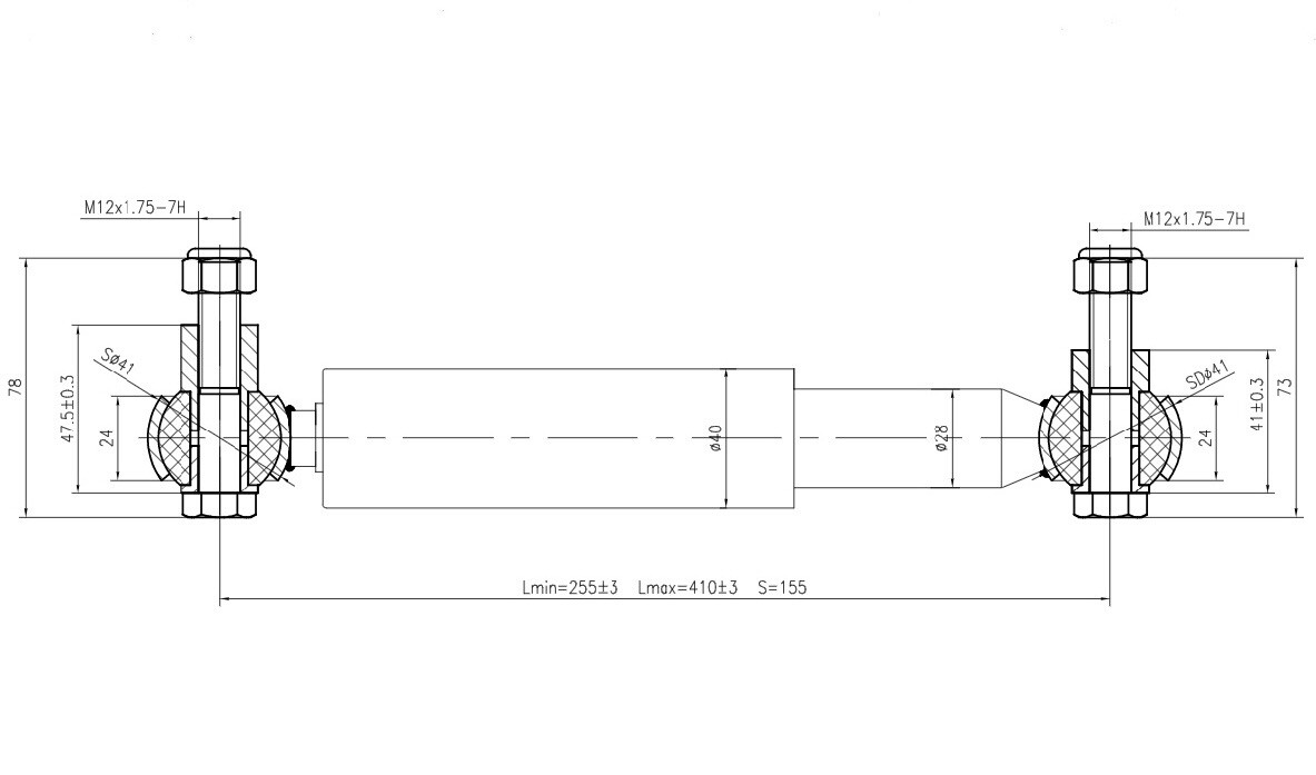 Stoßdämpfer Für AL-KO BPW Achsen P4U Radstoßdämpfer Universal - 4 Stück, Für AL-KO, BPW Anhängerachsen, Bis 3,5t Anhänger Stoßdämpfer Bis 3500 Kg
