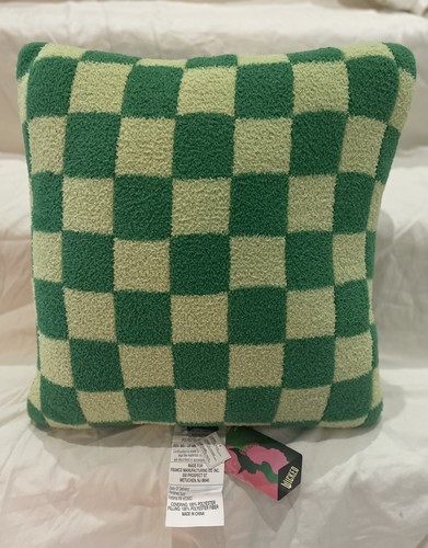 WICKED PAUL TAZEWELL per TARGET CUSCINO VERDE CHECKMAT NUOVO CON ETICHETTE