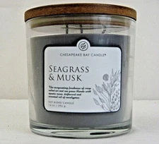 Chesapeake Bay Candle Seagrass & Musk 3 Wick 14 Oz. Jar Candle