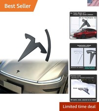 Custom Fit Front Trunk Emblem Cover for Tesla Model 3/Y - Durable ABS Design
