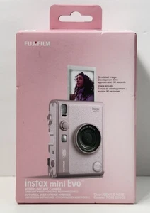 Fujifilm Instax Mini Evo 1/5-Inch CMOS F2.0 Aperture Hybrid Instant Camera Pink