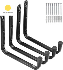 8 Pack Ladder Hooks 25Cm Garage Storage Utility Hook Heavy Duty Wall Mounted St