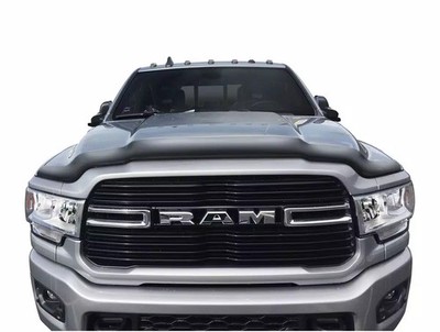 Matte Black Aeroskin Low Profile Hood Protector Fits 19-26 Ram
