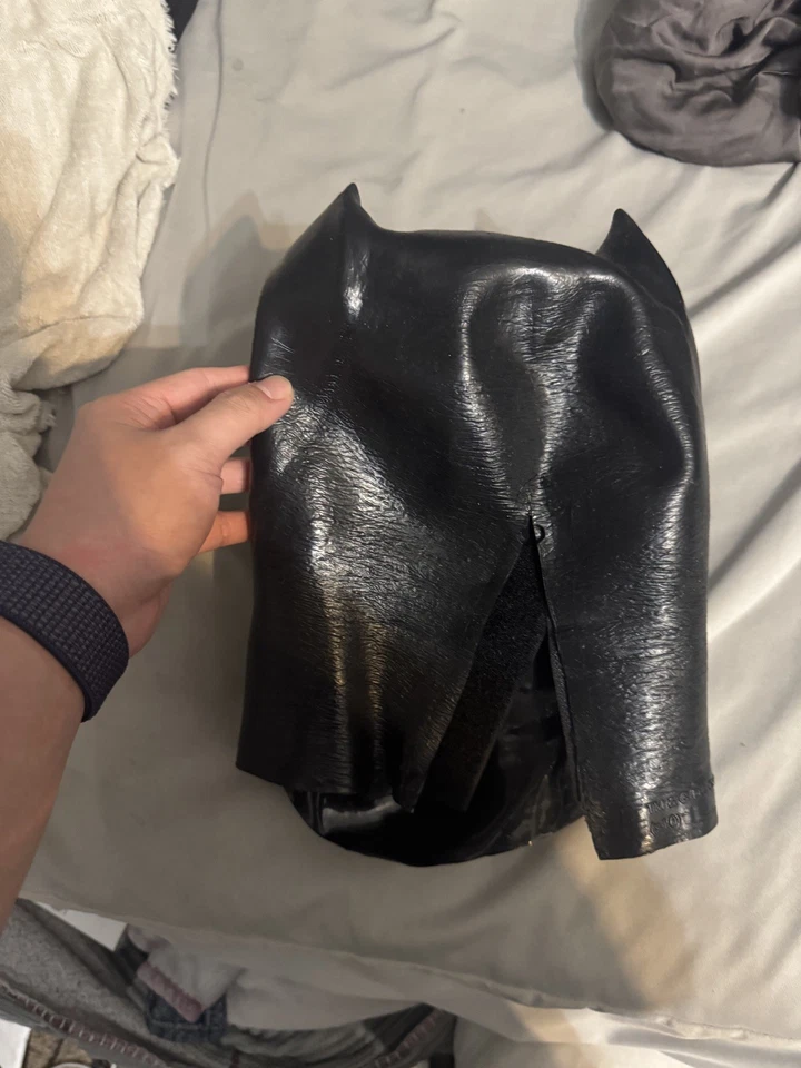 Máscara facial completa de látex DC Batman cosplay Foto 4 de 4