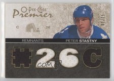 2007-08 O-Pee-Chee Premier Remnants Quad /25 Peter Stastny #PR-PS HOF 2o7