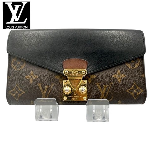 Louis Vuitton Monogram Pallas Long Wallet Women's Used From Japan
