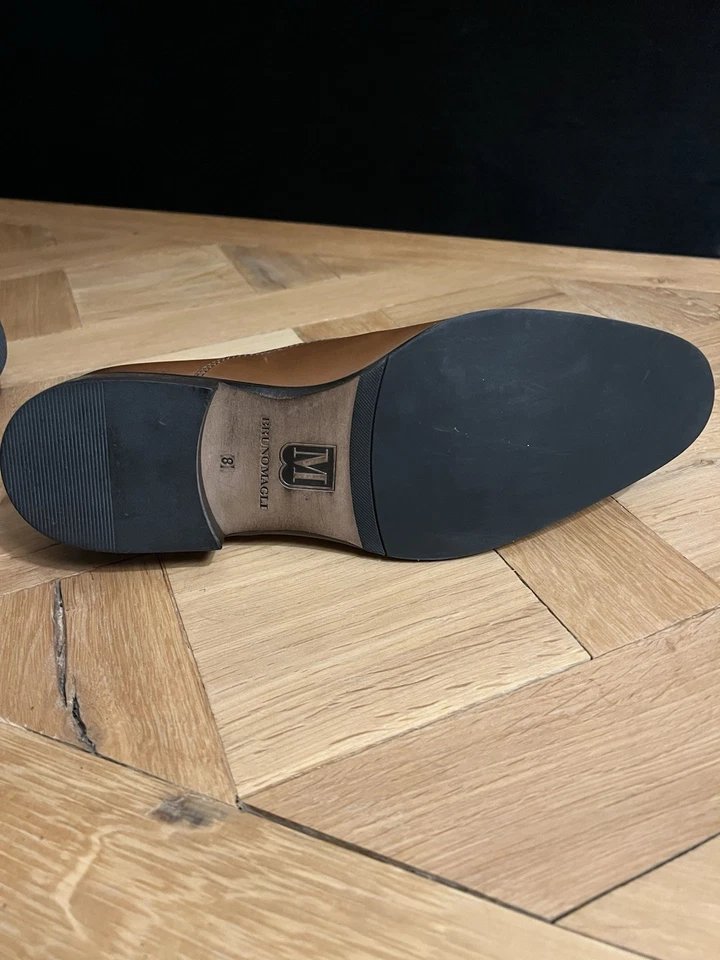 Bruno Magli Men’s Brown Cap Toe Oxford Worn Once U.S. Size 8 - Image 3 of 4