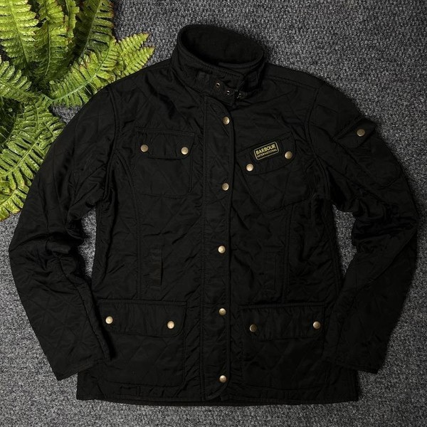 Women Barbour Jacket Black 36 / S / 44