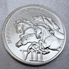 2015 1 oz Silver Mares of Diomedes 12 Labors of Hercules Round [E8]