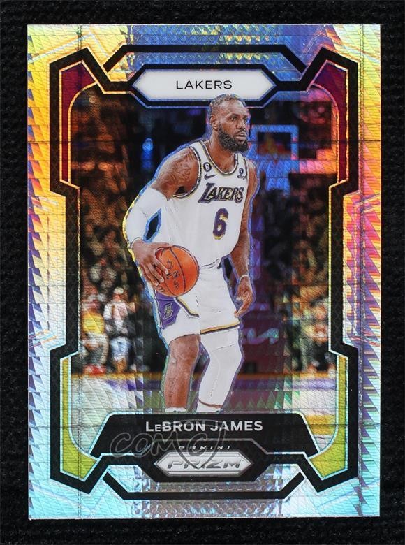 2023-24 Panini Prizm Hyper Prizm LeBron James #63 0y2q