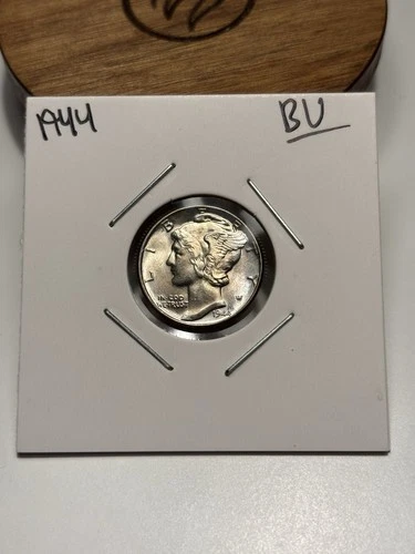 1944 SILVER MERCURY DIME BU/UNC