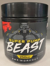 USN Beast Super PUMP Pre-Workout Powder  Performance & Gym POWER -Cherry Srp£30