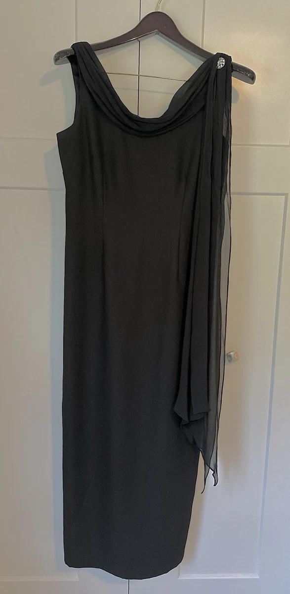 chadwicks bridesmaid dresses Linen Sheath Dress, Sleeveless, Jewel Neckline, Back Zip