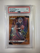 2024 Panini Prizm - Rookies Michael Penix Jr. #378 Lazer Prizm (RC) PSA 9