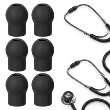 6 PCS Universal Silicone Stethoscope Ear Tips Replacement
