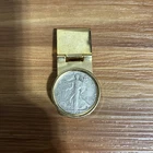 Lady Liberty 1943 Vintage Real Coin Money Clip Gold Silver Liberty Made in USA