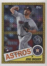 2020 Topps Silver Pack 1985 Chrome Baseball Series 2 Gold 15/50 Jose Urquidy fo7