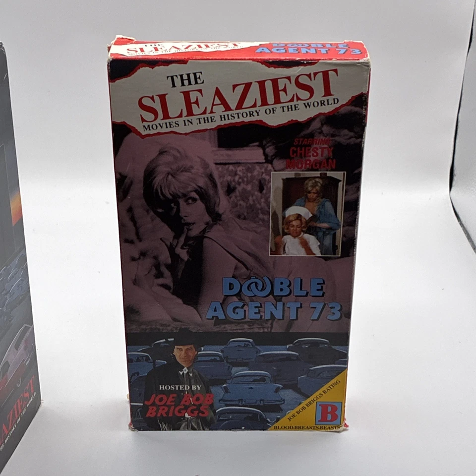 Joe Bob Briggs Lot Of 4 VHS Tapes/Movies The Sleaziest Movies In the World! B27 - Image 2 of 4