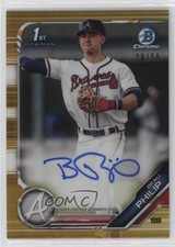 2019 Bowman Draft Chrome Pick Gold Refractor 20/50 Beau Philip #CDA-BP Auto 0w47
