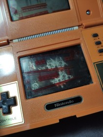 Vintage Nintendo Donkey kong Multi Scren Game and watch cib French Version JUNK