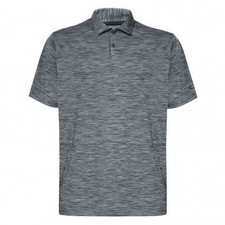 Image of Oakley Aero Hydrolix Polo Shirts - Blackout Heather-L