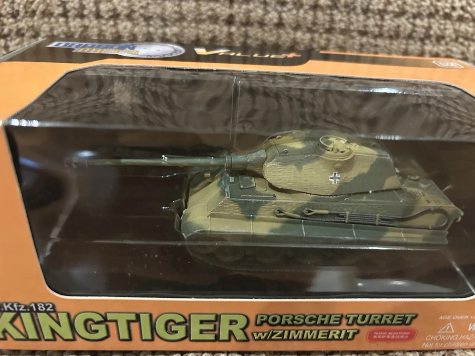 Dragon Armor 1:72 King Tiger, Porsche, sPzAbt. 506, Arnhem 1944, No. 62003 - Image 3 of 4