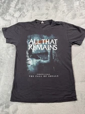 All That Remains Shirt Mens Small Black Band Tour 2022 The Fall of Ideals Tee