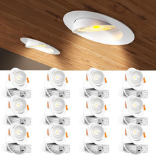 12 Pack 4 Inch 5CCT Gimbal LED Recessed Lighting, 360  90 Adjustable Eyeball Dir