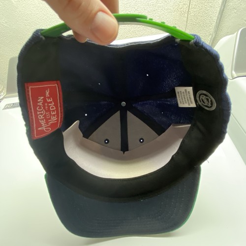 Hartford Whalers Snapback Mütze American Needle Cap blau grün silber Stickerei - Bild 3 von 7