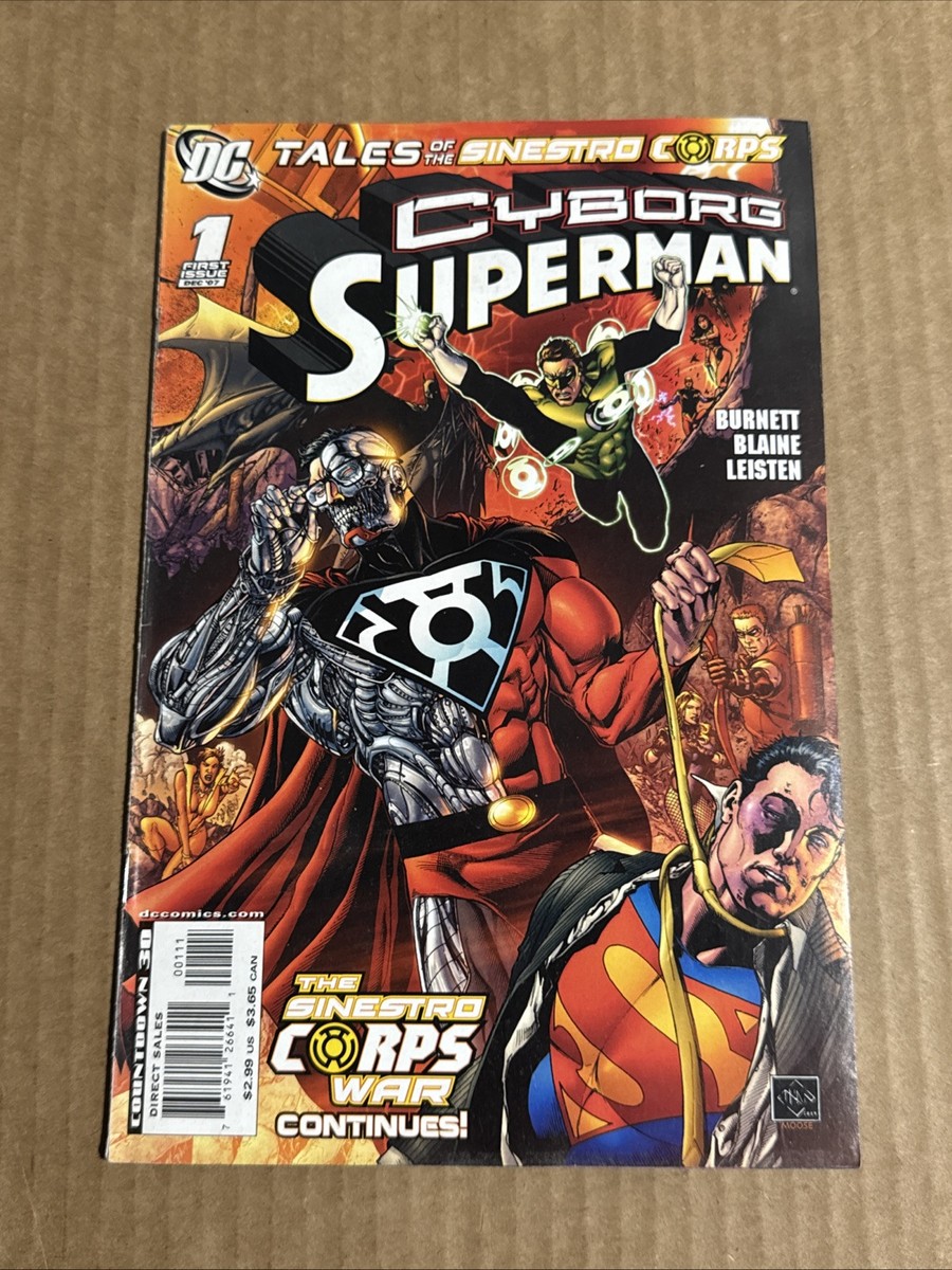 CYBORG SUPERMAN #1 1ST PRINT DC COMICS (2007) SINESTRO CORPS WAR 