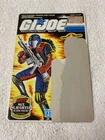 1986 Vintage GI Joe Cobra Lot Cobra Viper Figure Full File Card Card Back