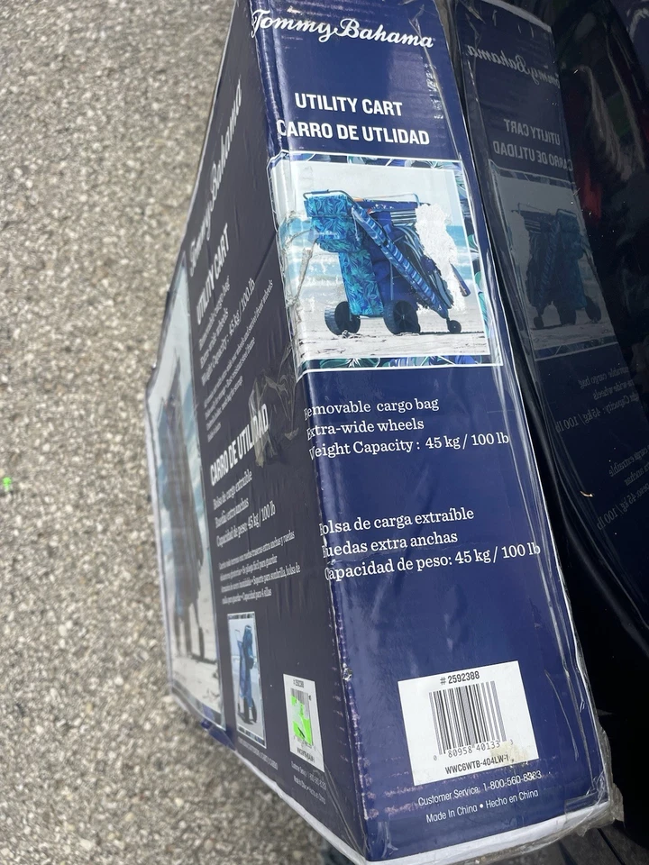 Carro de playa utilitario todo terreno plegable Tommy Bahama 2592388 nuevo Wonder Wheeler Foto 4 de 4