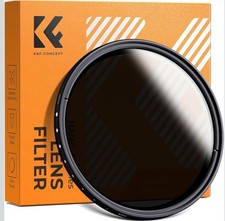 K F Concept 37-82mm Variable ND2-ND400 ND Lens Filter 1-9 Stops for Camera Lens