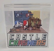 Castle Crashers Cubo 3D Hecho a Mano Diorama Videojuego Shadowbox