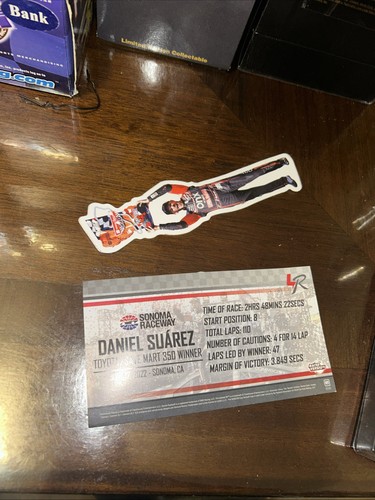 NASCAR LER Diecast 1:24 Race Winner Daniel Suarez #99 OXN Homes / Renu Sonoma Win - Bild 8 von 9