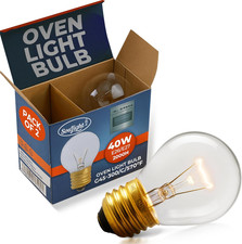 Oven Light Bulb   40 Watt Appliance Replacement Bulbs for Oven, Stove, Refrigera