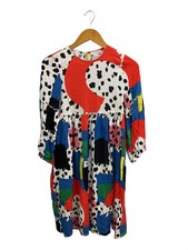 STELLAMcCARTNEY 12 Long Sleeve Dress Cotton Multicolor All-Over Print