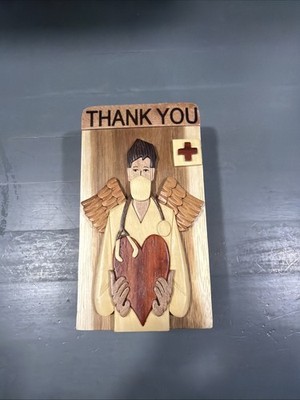 Carver Dan s Guardian Angel / Doctor Wooden Thank You Puzzle Box