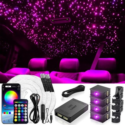 4 Split Starlight Headliner 1200x Fiber Optics RGBW Star Lights for Car Ceiling