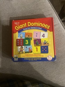 Giant Dominoes The Learning Journey Match It Game 3 In 1 Games Set Ages 3 & Up